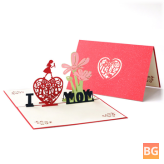 3D Stereoscopic Greeting Cards - Mother's Day Wishes