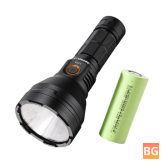 Astrolux FT03 USB-C Rechargeable Flashlight with Powerful Beam and Long Range. Includes High Capacity Battery