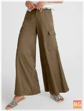 Women's Casual Pants with a Solid Color