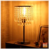 Crystal Table Lamp for Bedside Living Room