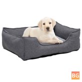 Dog Bed Linen - 85.5x70x23 cm - Fleece Gray