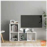 TV Cabinet - 2 pieces - White - 28.3