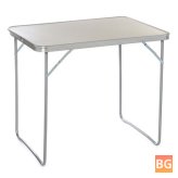 Aluminum Camping Table with Carrying Handle and Legs for studying