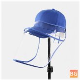 Baseball Cap with Dust-Proof Face Screen