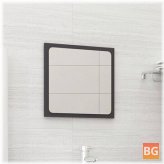 Gray Bathroom Mirror with 15.7