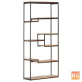 Bookcase 31.5"x11.8"x28.9" Solid Wood