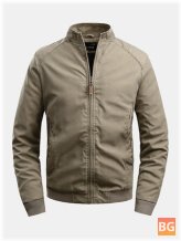 Zippered Pocket for Men's Clothing - Long Sleeve Jackets