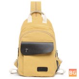 Women's Backpack with Canvas Backpack and Phone Holder