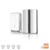 ZOGIN 433MHz Wireless Doorbell with No Battery - Ring Dong Chime