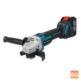 Drillpro 125mm Brushless Electric Angle Grinder - Rechargeable, Adjustable Speed, Polishing Machine