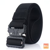 BS6S 3.8cm Tactical Belt - Heavy Duty Waist Belts - Alloy Buckle Rigger