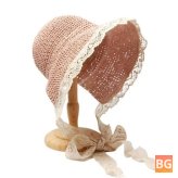 Sunscreen Bucket with Lace Brim - Sunscreen for Women