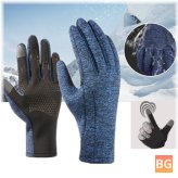 Warm Touch Screen Fleece Gloves - No-Slip Cycling Skiing Sports Outdoor Windproof Gloves