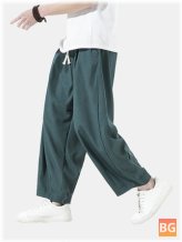 Mens Harem Pants with Solid Colors