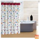 Shower Curtain with Waterproof and Dustproof Properties