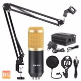 Mic For Radio Broadcasting And Singing - Condenser Microphone With Phantom Power