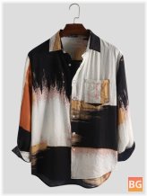 Autumn 100% Cotton Shirts - Long Sleeve