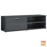 TV Cabinet - Glossy Gray 47.2