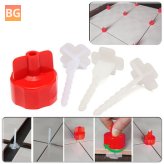 Ceramic Tile Leveling System with Strap Tools - Floor Wall Spacers