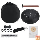 11 Inch Steel Tongue Drum with Tankdrum and Bag