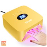 UV Nail Lamp - 54W Professional Nail Dryer with LCD Display, 3 Timer Setting, and Automatic Sensor