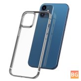 For iPhone 12 / For iPhone 12 Pro 6.1 inch Protective Case with Transparent Soft TPU