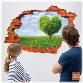 Miico 3D Love Tree Wall Decor Sticker