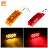 LED Trailer Tail Marker Lamp - Red/Yellow
