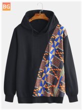 Casual Long Sleeve Sweatshirt With A Pattern