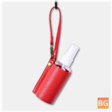 Keychain Disinfectant Bag for Women - Faux Leather
