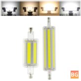 Warm White LED Light Bulb with COB 78mm and 118mm