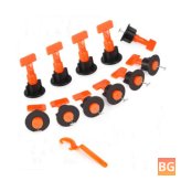 100pc Tile Leveling System with Cross Spacers and Wrench