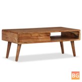 Coffee Table with Decorated Drawer - 100x50x40 cm