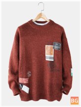 Round Neck Knitted Sweaters for Men
