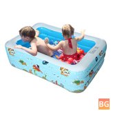 Inflatable Pool for Summer Recreation - 150x110x50CM