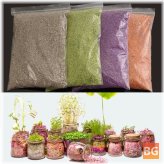 Plant Flowers Micro-landscape Soil - Colorful Potting Paper Soils for Garden