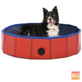 Puppy Bathtub for Cats - Red