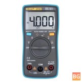 ZT100 Digital Multimeter - 4000 Counts Back Light AC/DC Voltage Ammeter Voltmeter Ohm Tester