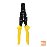 8-Character Aluminum Sleeve Crimping Pliers - Oval