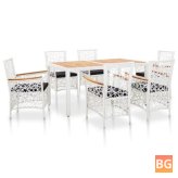 Outdoor Dining Set - Poly Rattan