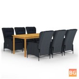 Garden Dining Set - Dark Gray