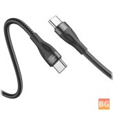 USB-C to USB-C Cable - Fast Charging for DOOGEE S88 Pro for OnePlus 9 Pro for Xiaomi MI10