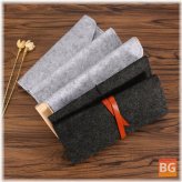 Wool Felt Pencil Pen Case - Cosmetic Bag - Large Capacity - Pouch - Storage Bag