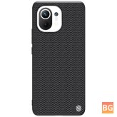 Mi 11 Smartphone Back Cover with Nylon Synthetic Fiber Textured Shockproof Protection