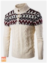 Warm Cable Sweater for Men