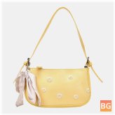 Women's Dotted Daisy Printed Shoulder Bag