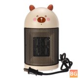 Desktop Mini Air Heater Fan - Silent Electric - Warmer for Home Office