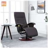 Massage Chair - Artificial Leather Brown