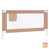 Toddler Bed Rail In Fabric Taupe