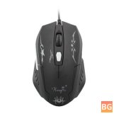 5500DPI 7 Button LED Backlight Wired Optical Mouse for Computers Laptops at Home